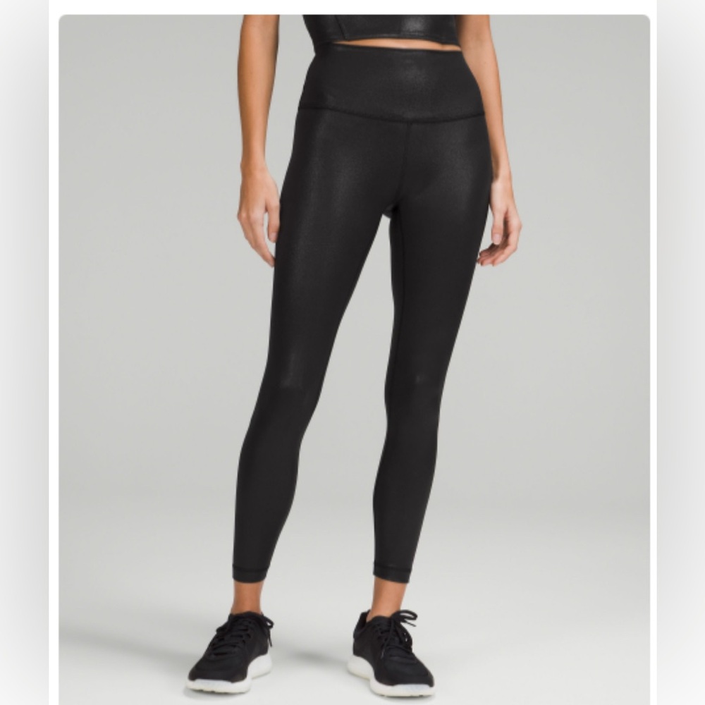 Lululemon high waisted wunder train leggings 8